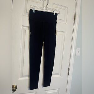 NWTBare Necessities Ribbed Black Leggings Size Medium Dance Tights